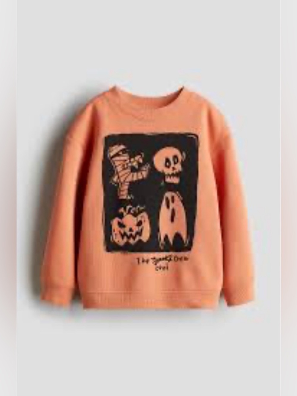 🌸H&M Kids Orange/Halloween Sweatshirt US 8/10
